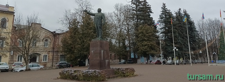 Памятник Ленину в Кимрах
